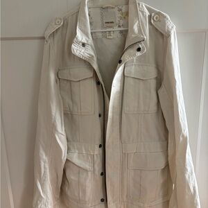 Diesel Men's White Utility Jacket